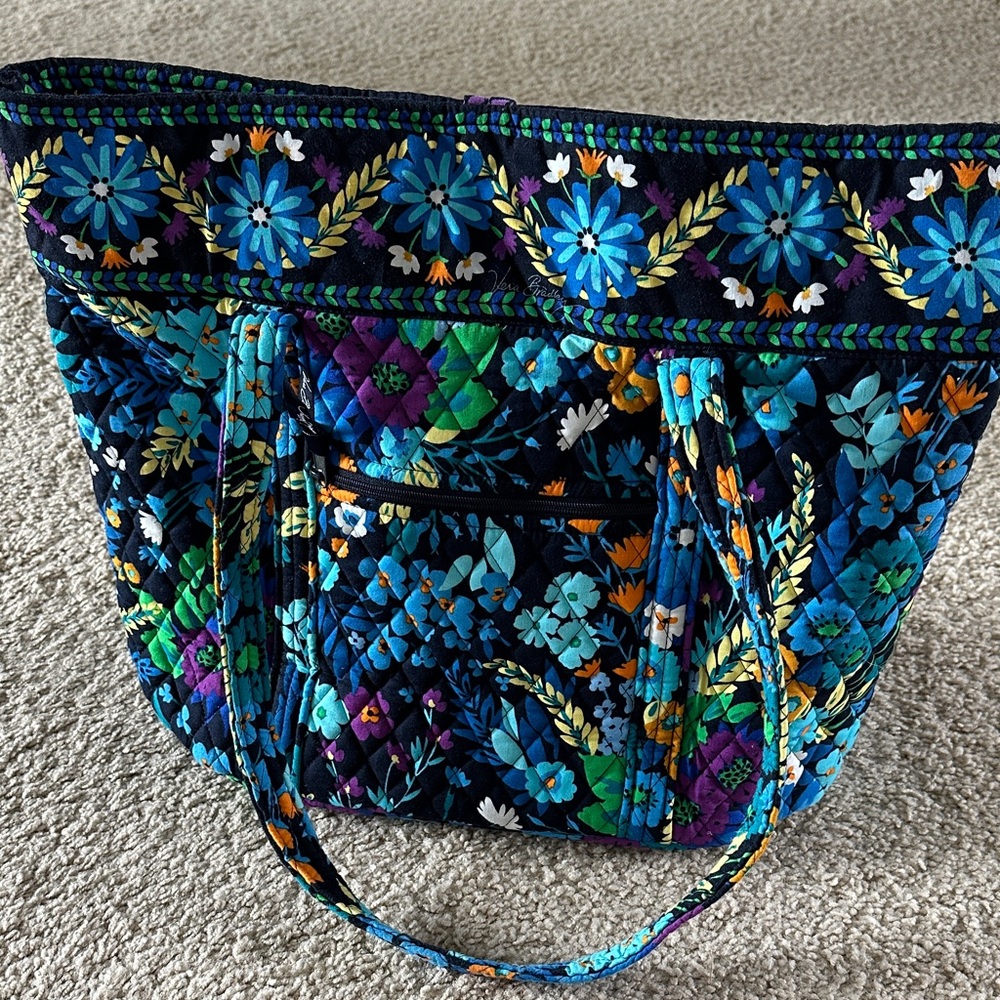 Vera Bradley Midnight Blue Tote NWOT - Picture 6 of 6
